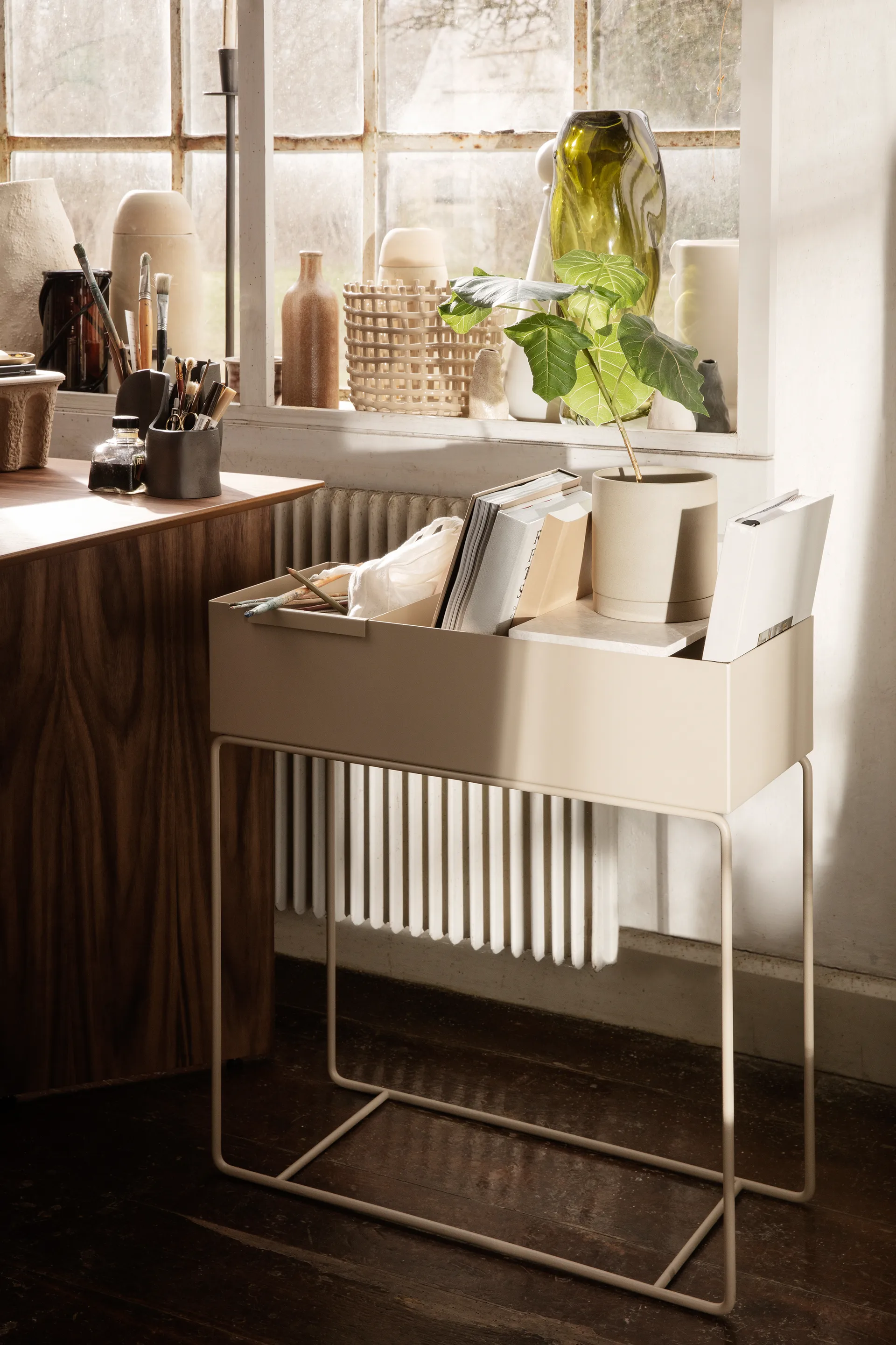 ferm LIVING plant box, kwietnik, cashmere (beż) Ferm Living