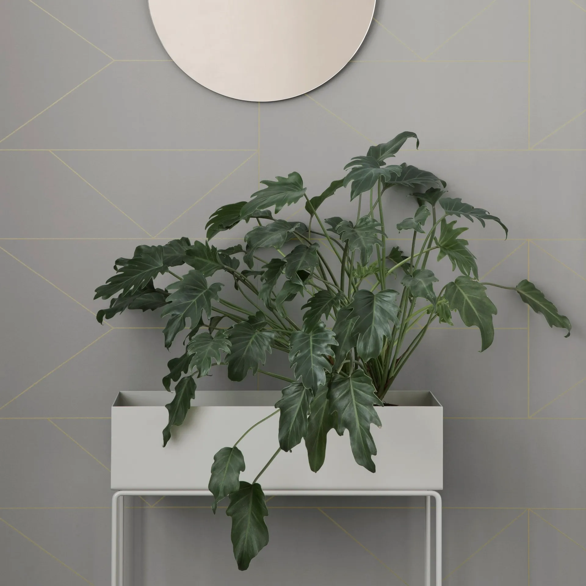 ferm LIVING plant box, kwietnik, light grey (jasny szary) Ferm Living