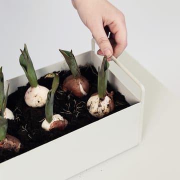 Ferm Living plant box, kwietnik mały - light grey - Ferm Living