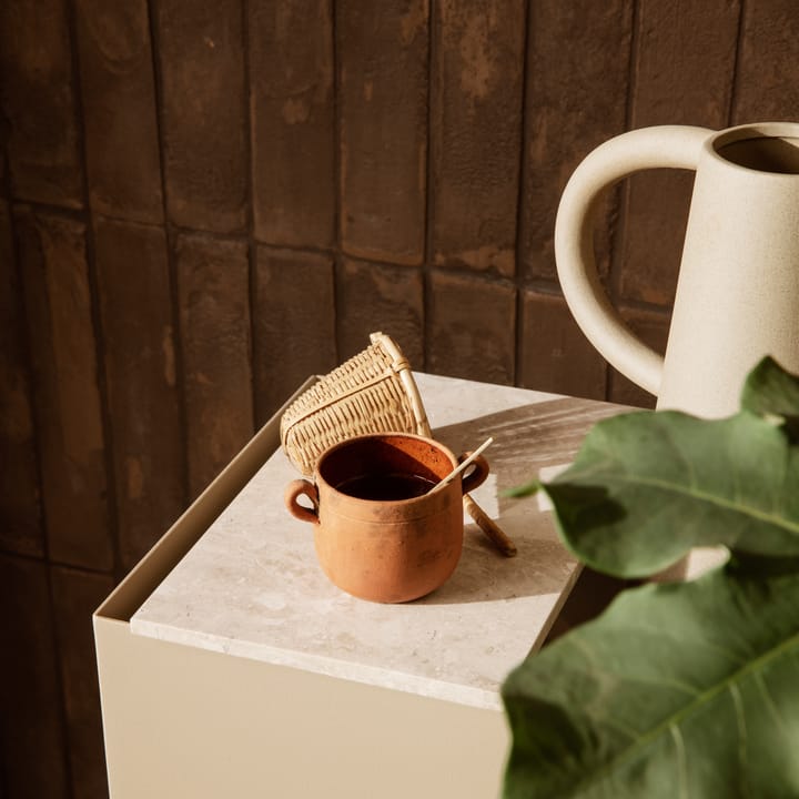 Ferm Living plant box marmurowa taca, beige Ferm Living