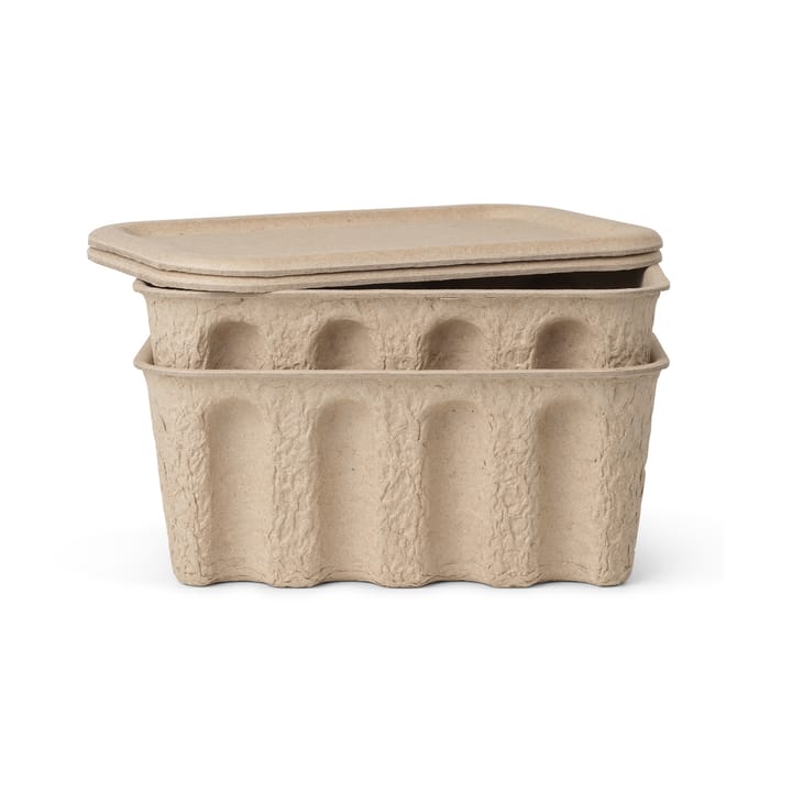Ferm zestaw papierowych pojemników do przechowywania  - brown - Ferm LIVING