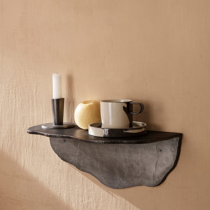 Filiżanka z podstawką Inlay , Sand-brown Ferm Living
