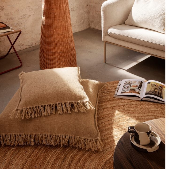 Filiżanka z podstawką Inlay , Sand-brown Ferm Living