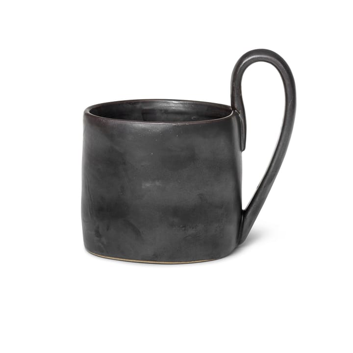 Flow kubek 360 ml - black - Ferm Living