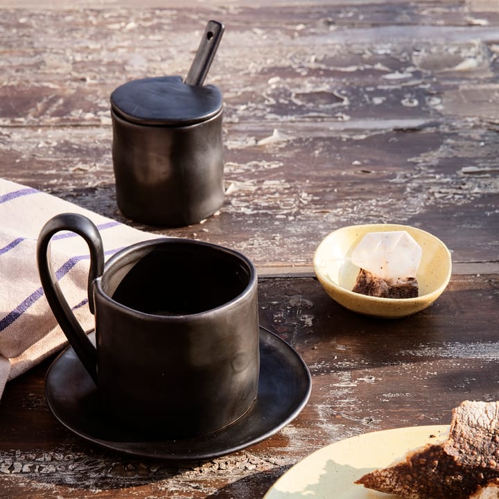 Flow kubek 360 ml, black Ferm Living