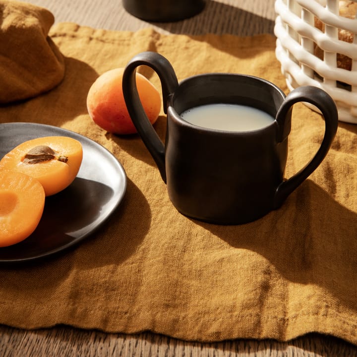 Flow mały talerz 15 cm, black Ferm Living