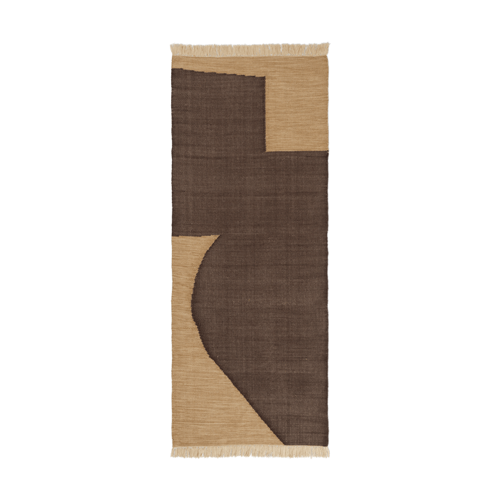 Forene chodnik - Tan-Chocolate, 80x200 cm - Ferm LIVING
