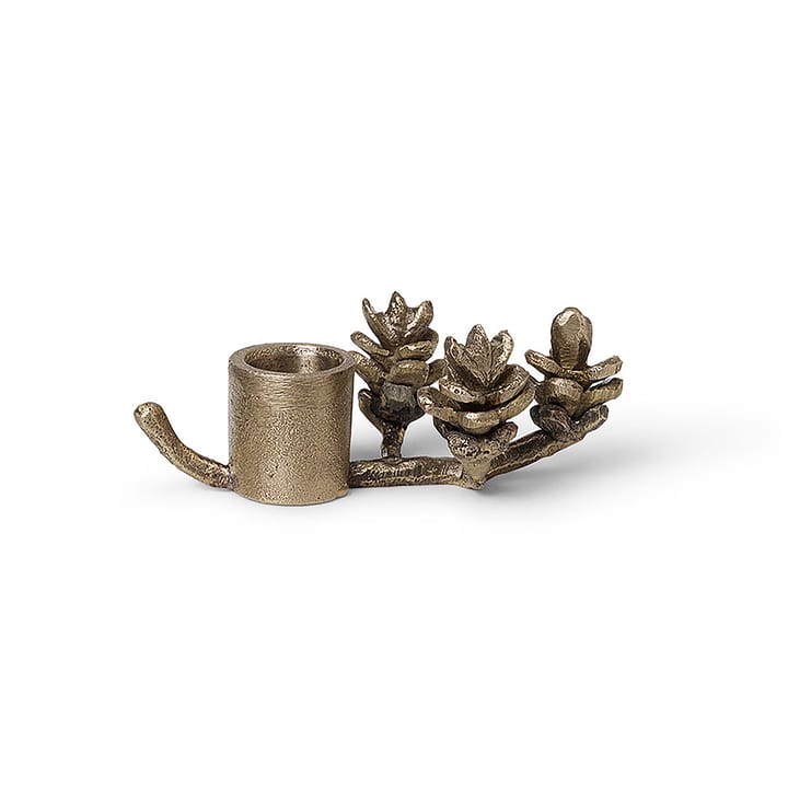Forest świecznik 6 cm - brass - Ferm Living