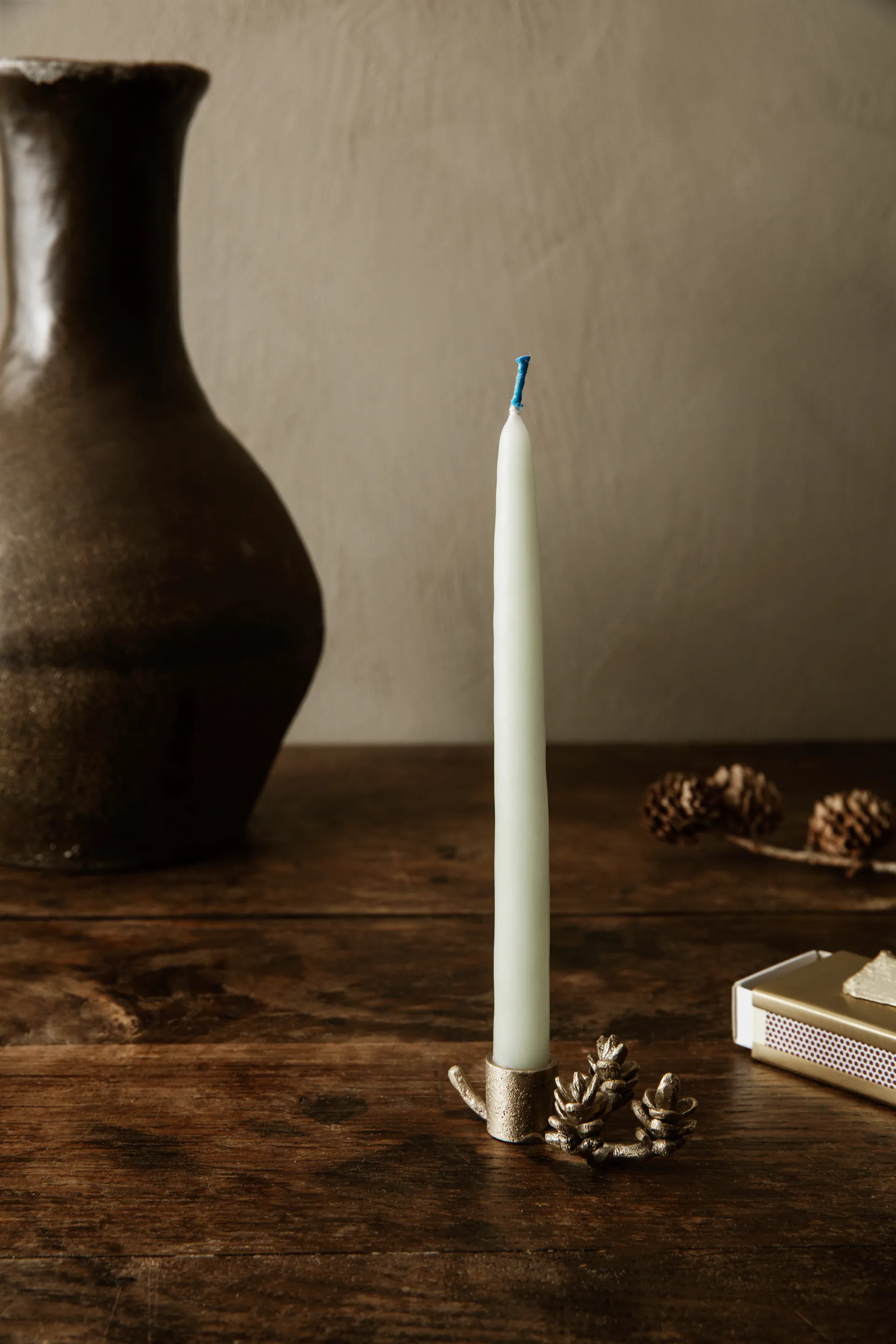 Forest świecznik 6 cm, brass Ferm Living