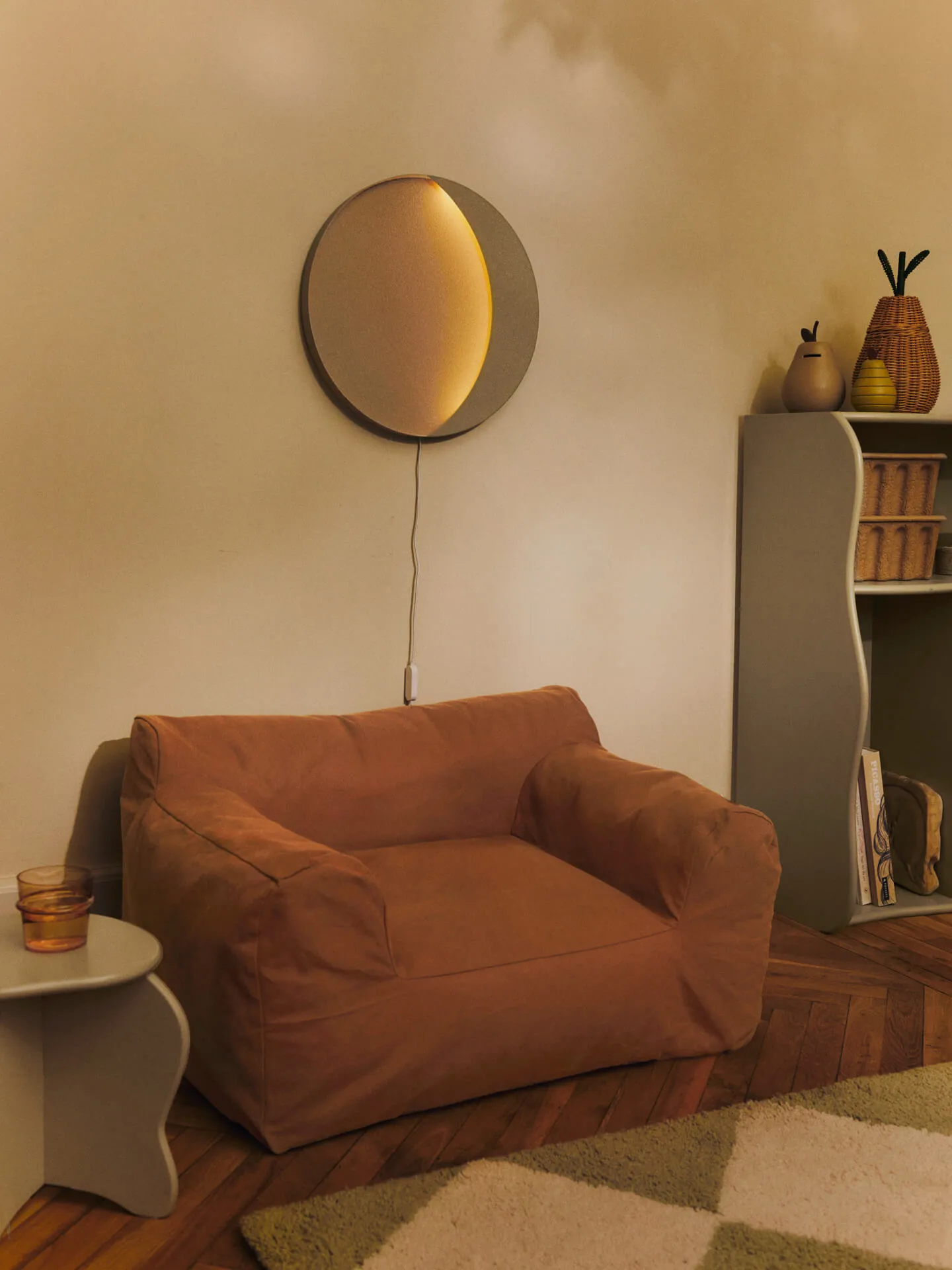 Fotel Billow bean bag, Tan Ferm Living