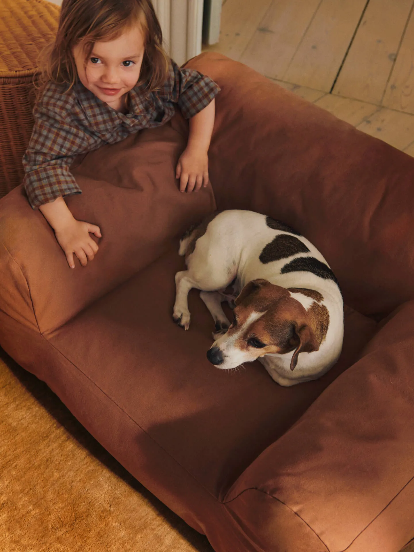 Fotel Billow bean bag, Tan Ferm Living