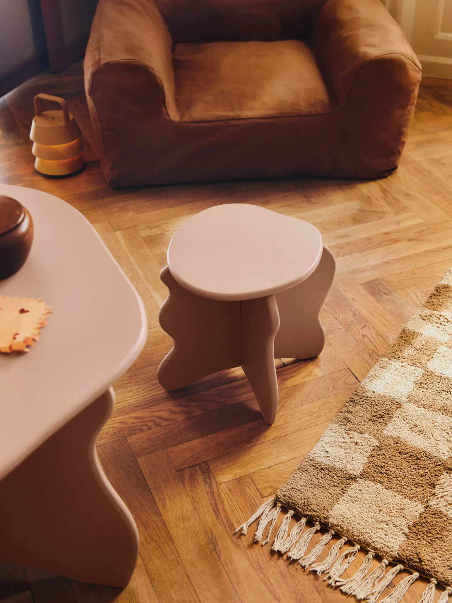 Fotel Billow bean bag, Tan Ferm Living