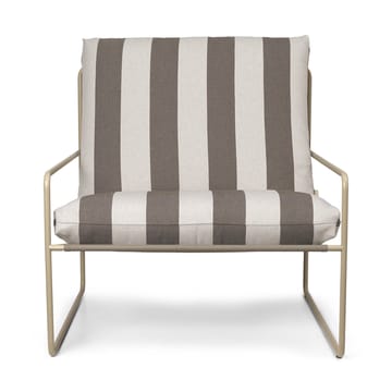 Fotel Desert - Cash stripe-chocolate - Ferm Living
