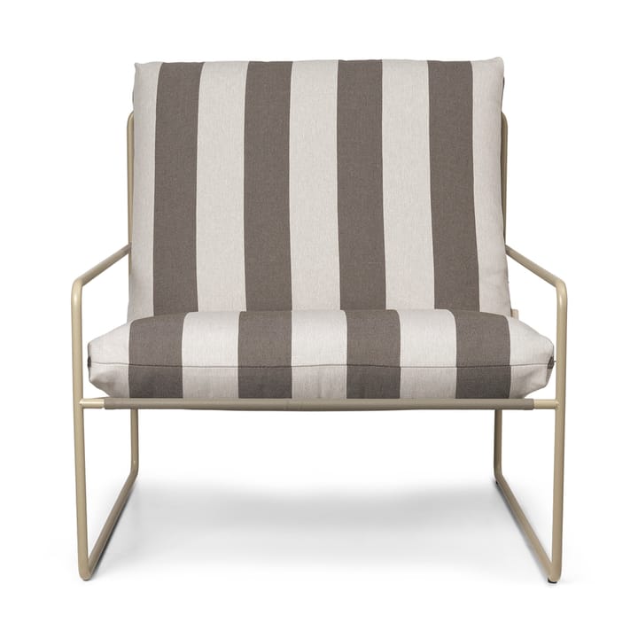 Fotel Desert, Cash stripe-chocolate Ferm Living