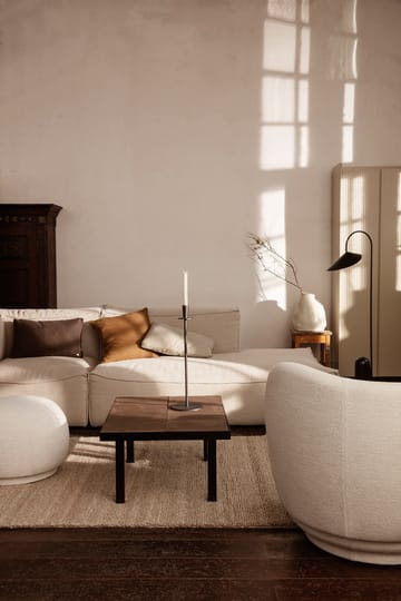 Fotel do salonu Rico lounge chair bouclé - Wełna bouclé złamana biel - Ferm Living