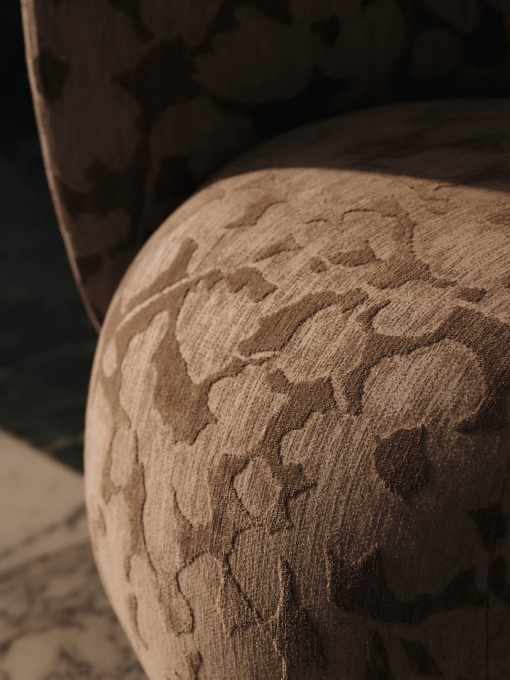 Fotel do salonu Rico lounge chair, Cilla-Taupe Ferm Living