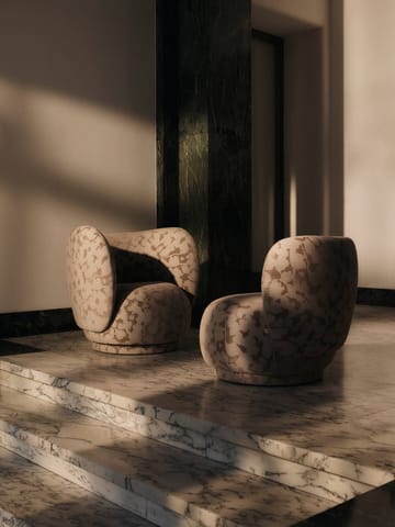 Fotel do salonu Rico lounge chair - Cilla-Taupe - Ferm Living