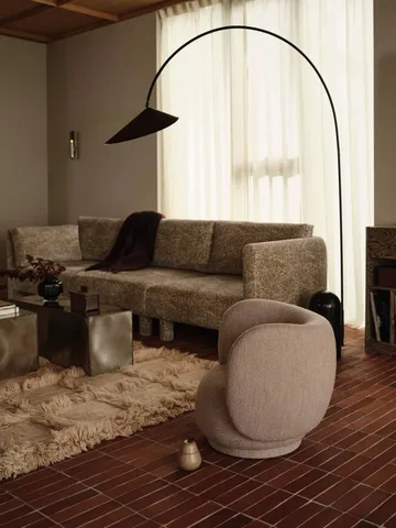 Fotel dziecięcy Rico kids lounge chair - Natural - Ferm Living