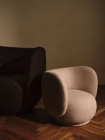 Fotel dziecięcy Rico kids lounge chair - Natural - Ferm Living