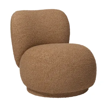 Fotel lounge Rico raw bouclé piccolo - Tan - Ferm Living