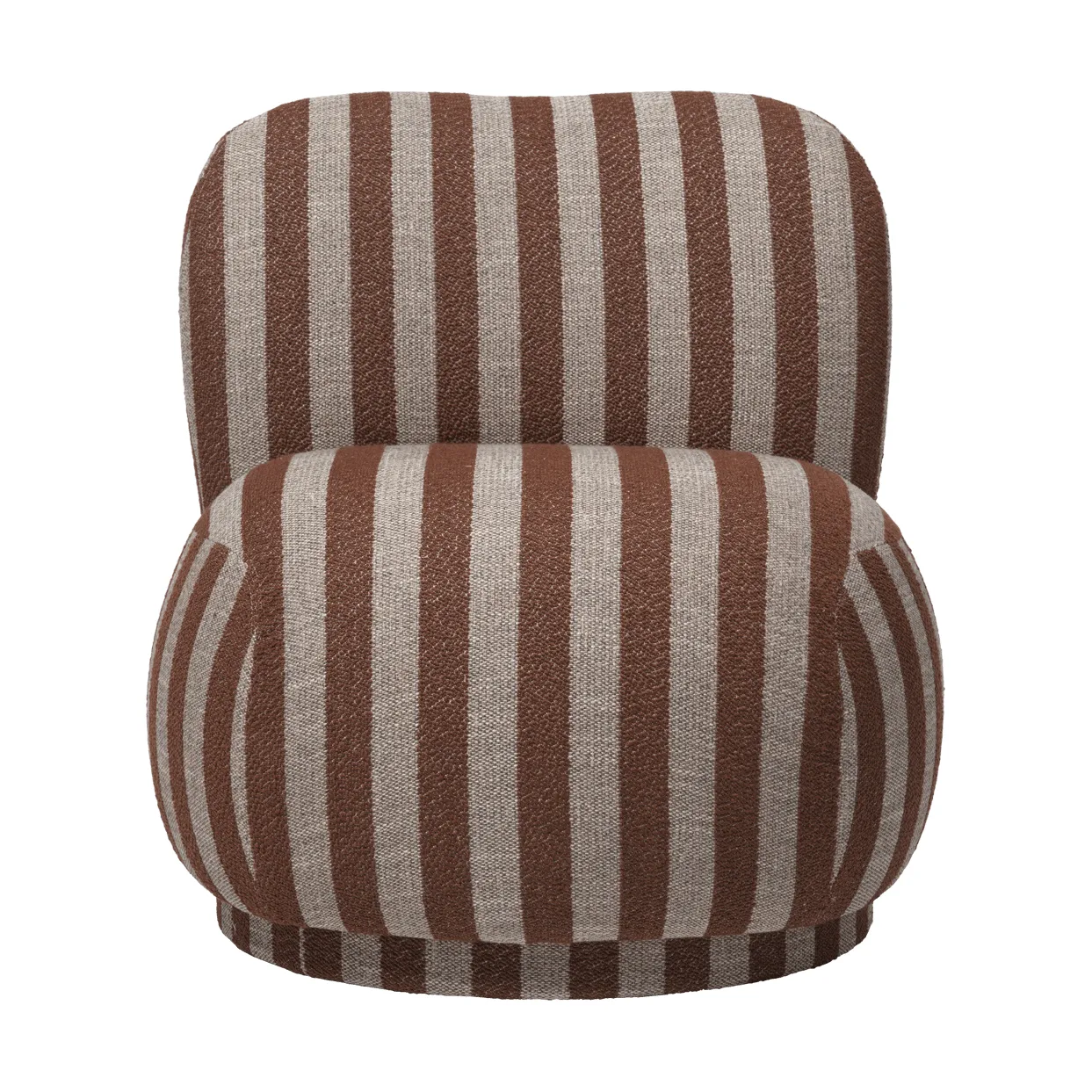 Fotel Rico lounge chair piccolo, Louisiana, Sand-chocolate Ferm Living
