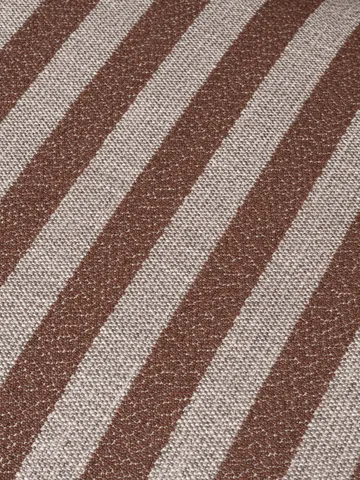 Fotel Rico lounge chair piccolo - Louisiana, Sand-chocolate - Ferm Living