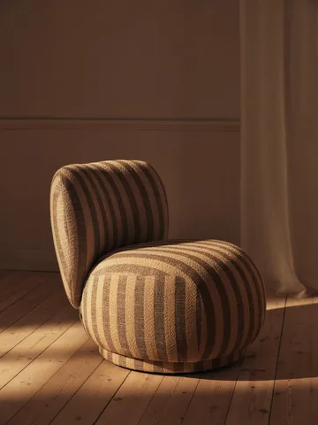 Fotel Rico lounge chair piccolo - Louisiana, Sand-off-white - Ferm Living