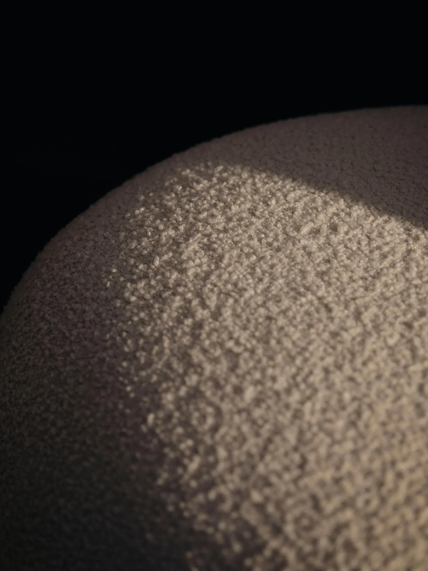 Fotel Rico lounge chair piccolo, Nordic Bouclé-Off-white Ferm Living