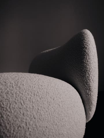 Fotel Rico lounge chair piccolo - Nordic Bouclé-Off-white - Ferm Living
