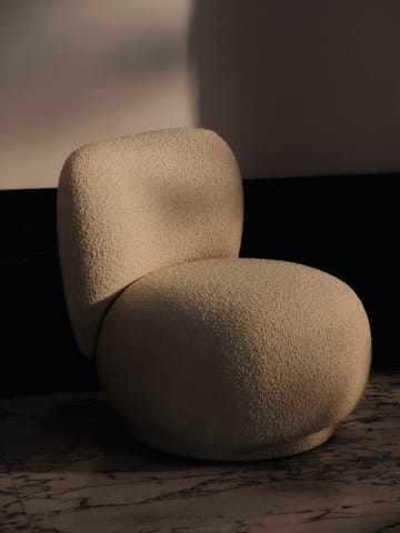 Fotel Rico lounge chair piccolo - Nordic Bouclé-Off-white - Ferm Living