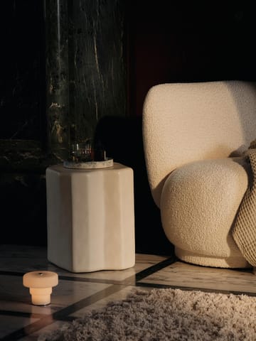 Fotel Rico lounge chair piccolo - Nordic Bouclé-Off-white - Ferm Living