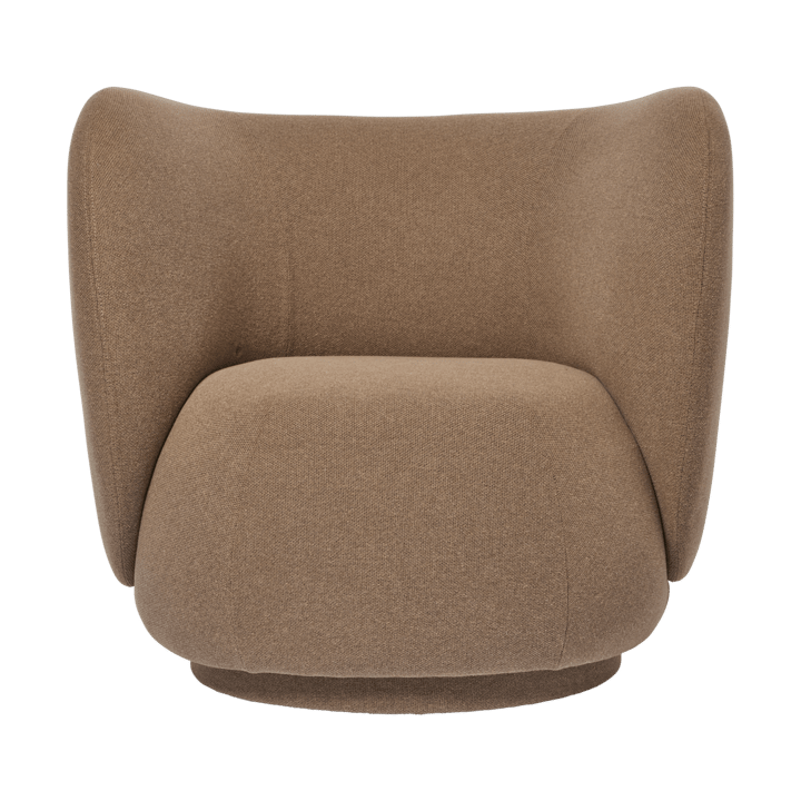 Fotel Rico Lounge obrotowy - Autum-0361 Dark Sand - Ferm Living