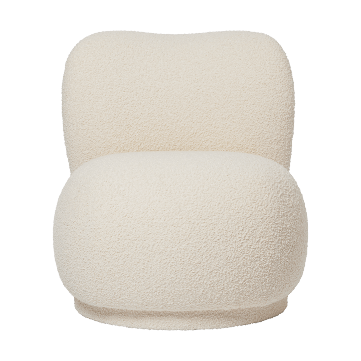 Fotel Rico Lounge Piccolo obrotowy  - Nordic Bouclé-Off-white - Ferm Living