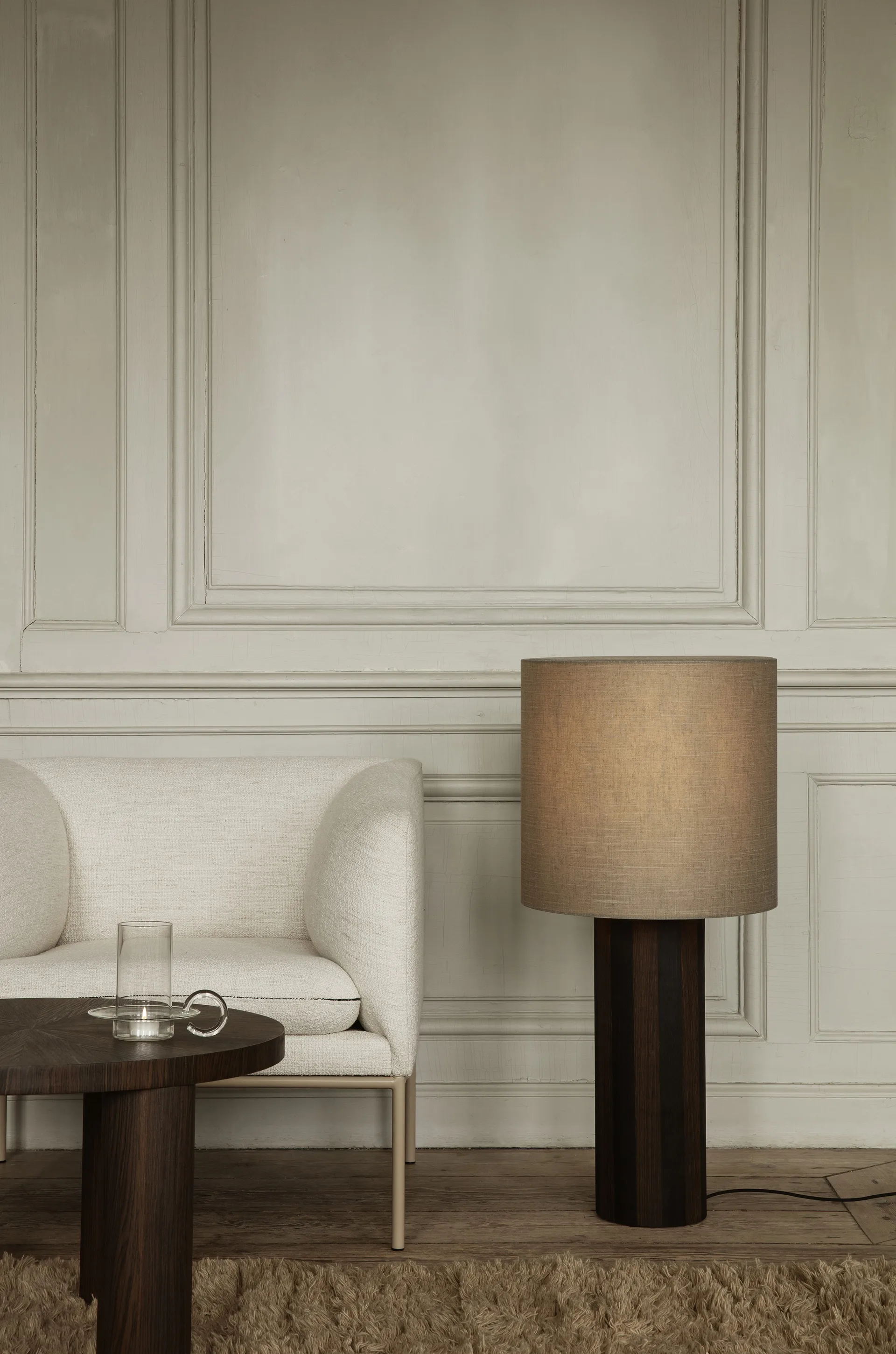 Fotel Turn, Kaszmir bouclé złamana biel Ferm Living