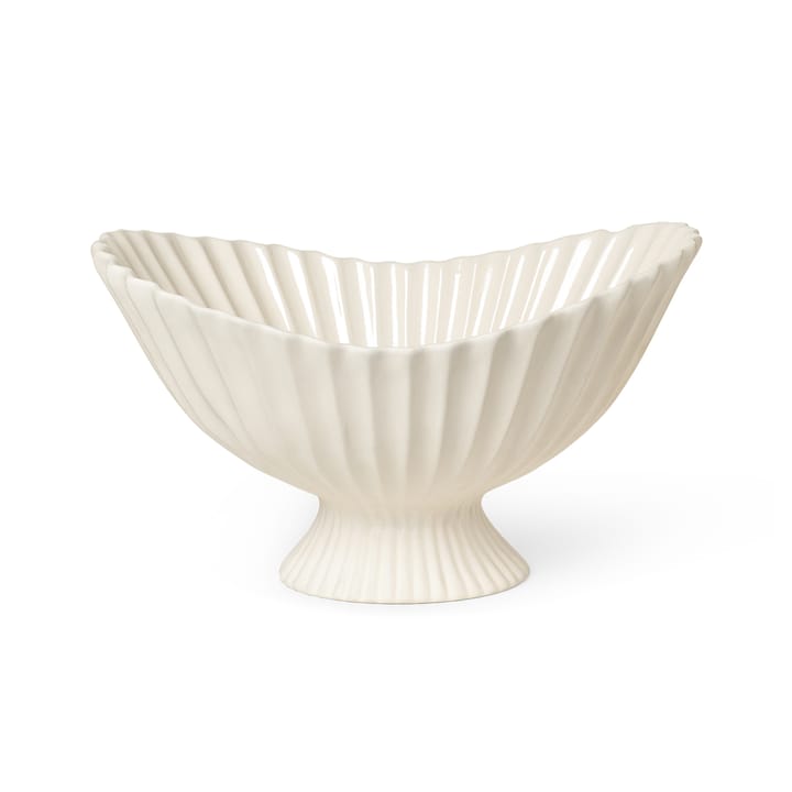 Fountain Centre misa dekoracyjna 25x37 cm - Off white - Ferm LIVING