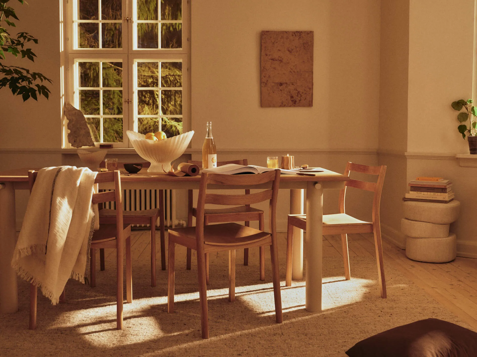 Fountain Centre misa dekoracyjna 41x30,5x24 cm, Frosted Ferm Living