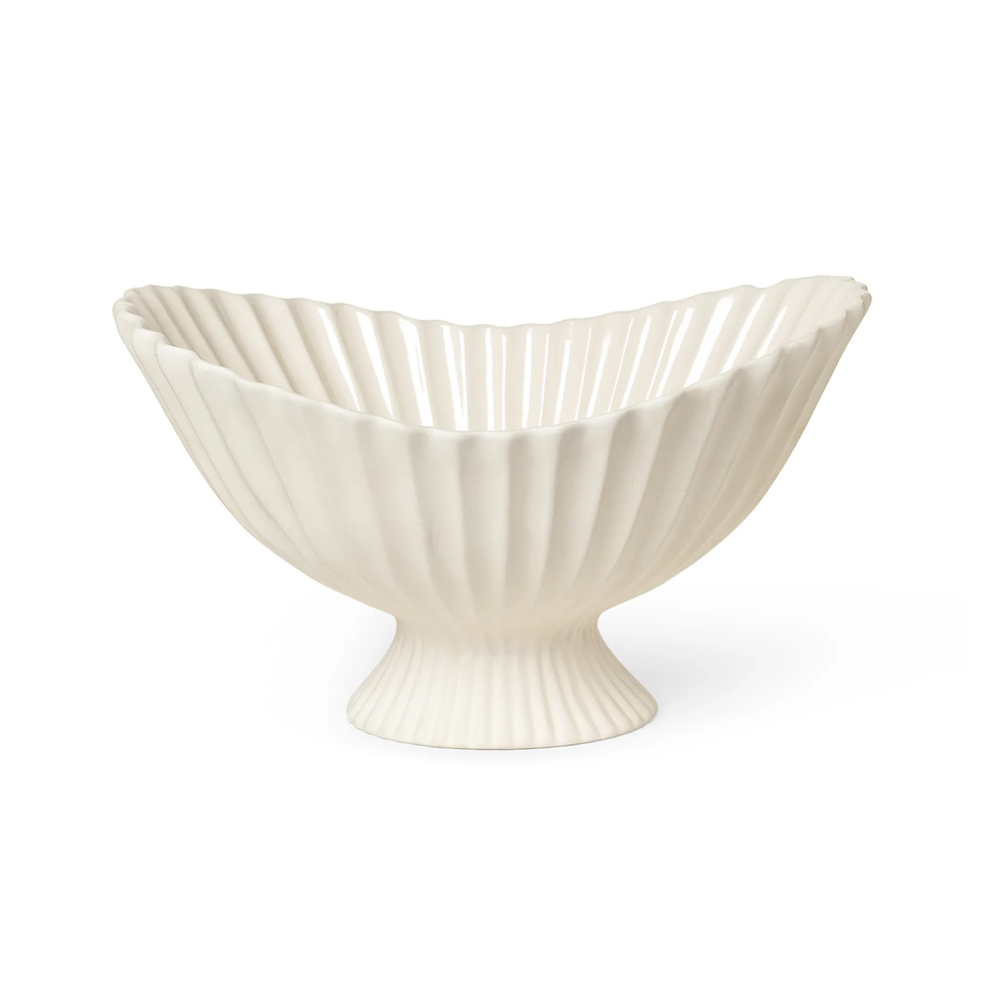 Fountain Centre misa dekoracyjna 41x30,5x24 cm, Off white Ferm Living