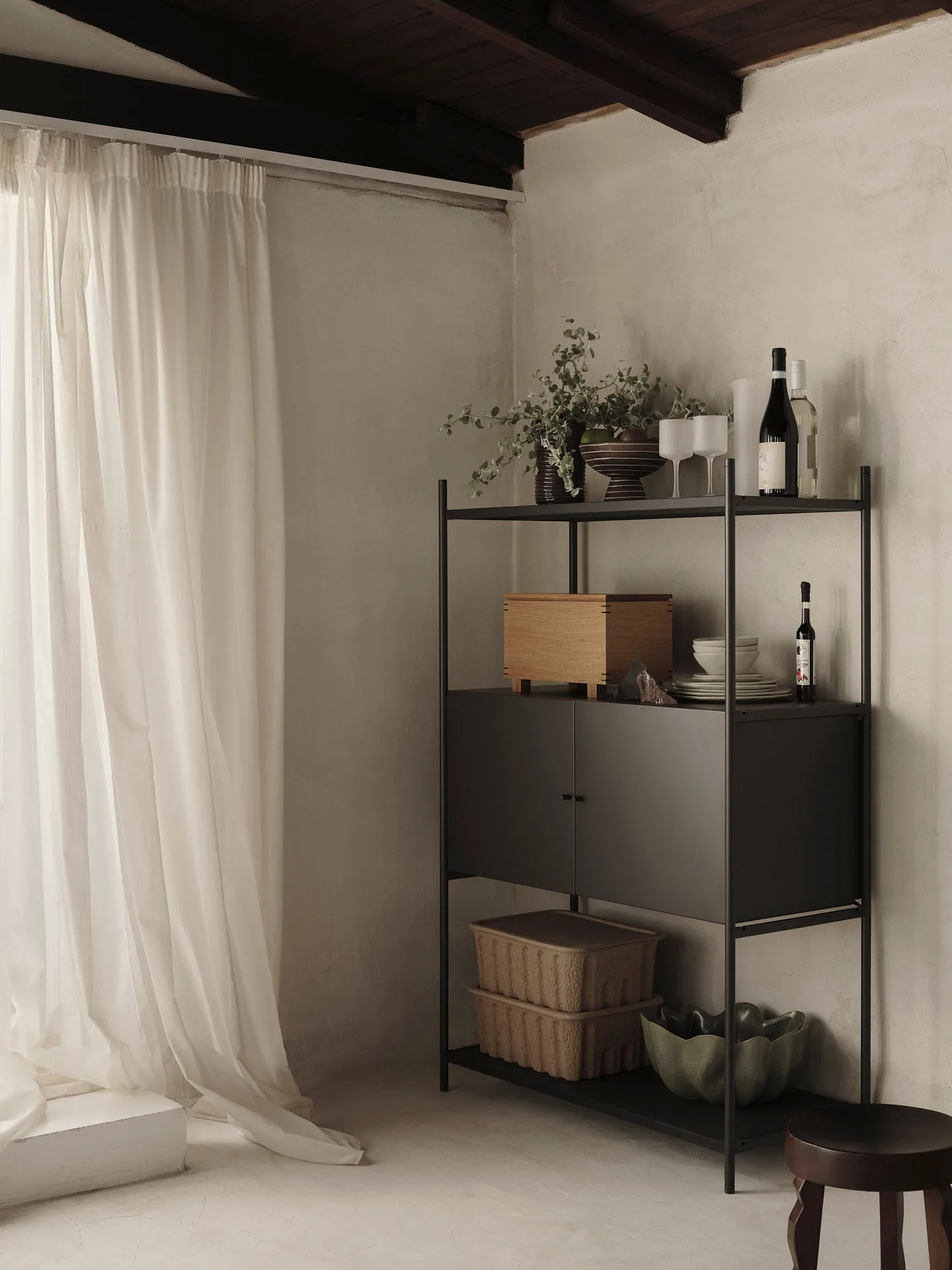 Gabinet Punctual 41,6x91,5 cm, Anthracite Ferm Living