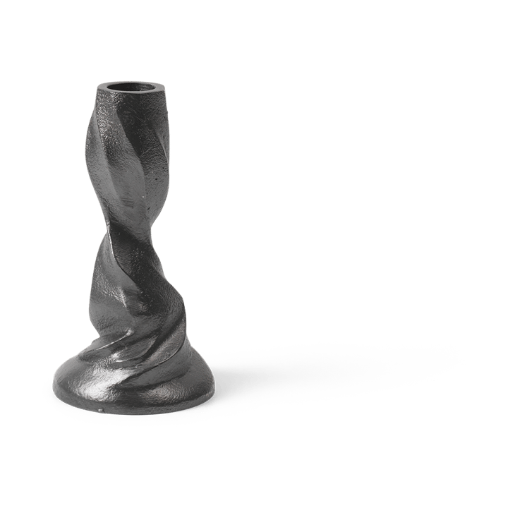 Gale świecznik 13 cm - Blackened Aluminium - Ferm LIVING