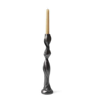 Gale świecznik 38 cm - Blackened Aluminium - ferm LIVING