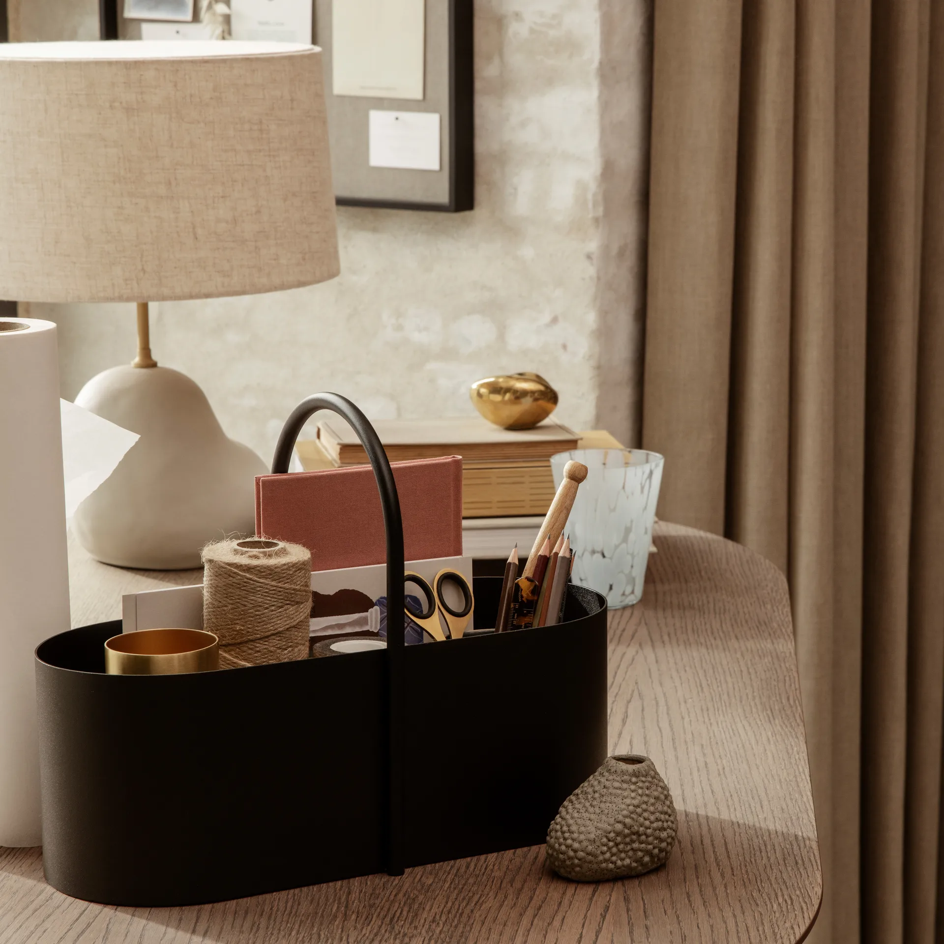 Grib Toolbox pojemnik do przechowywania, black Ferm Living