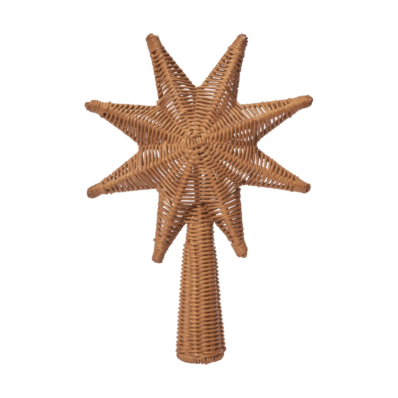 Gwiazda na choinkę Rattan christmas tree top star, Natural Ferm Living