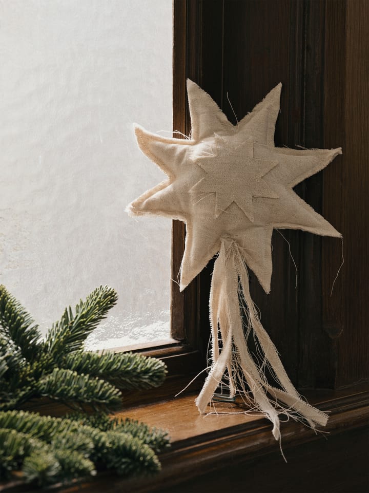 Gwiazda na choinkę Vela Star Treetopper - Natural - ferm LIVING