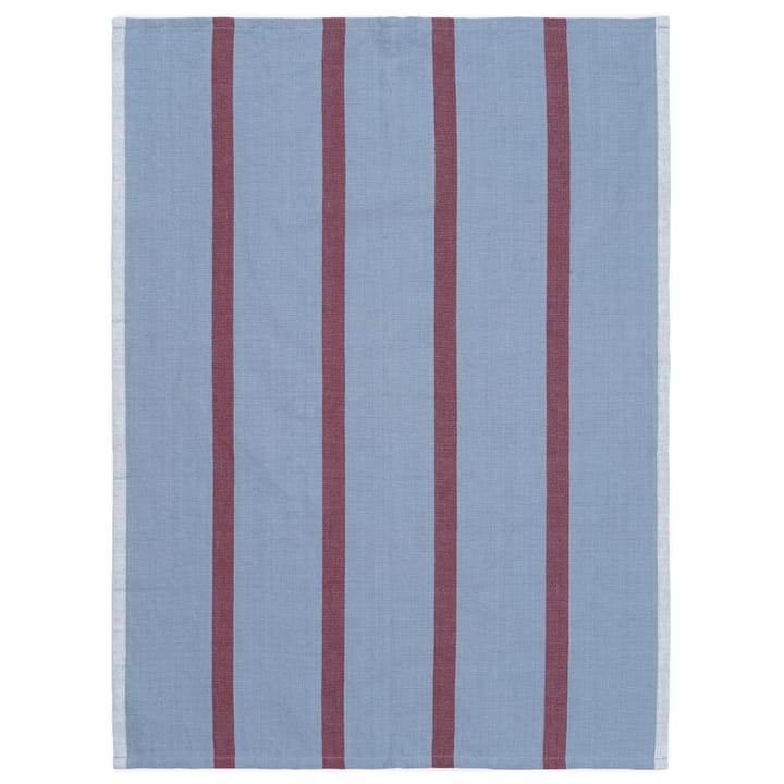 Hale ręcznik kuchenny 50x70 cm - Faded Niebieski-burgundy - Ferm LIVING