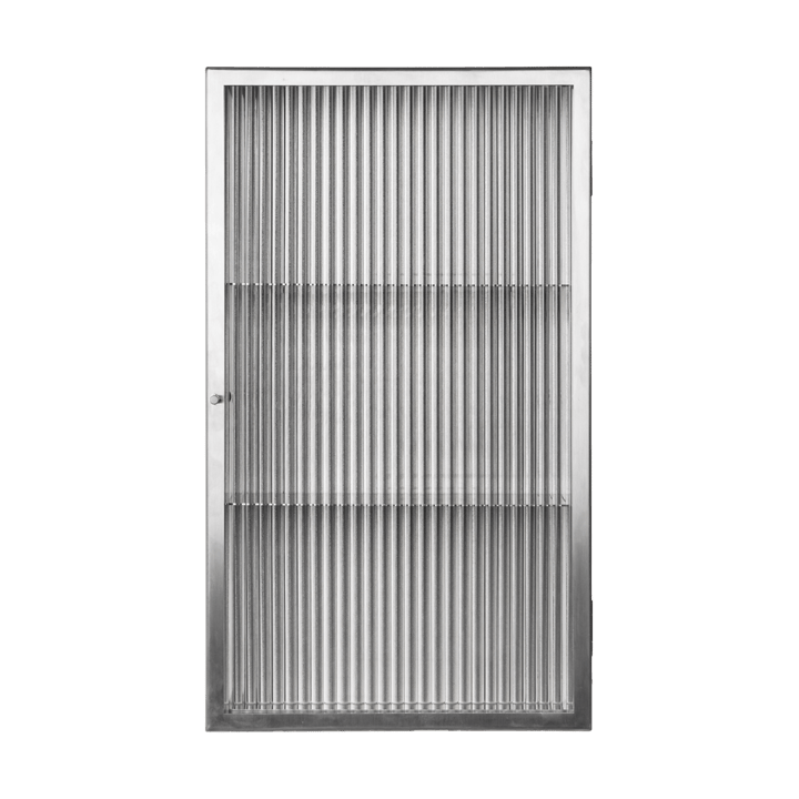 Haze szafka ścienna - Reeded glass - stainless steel - Ferm Living