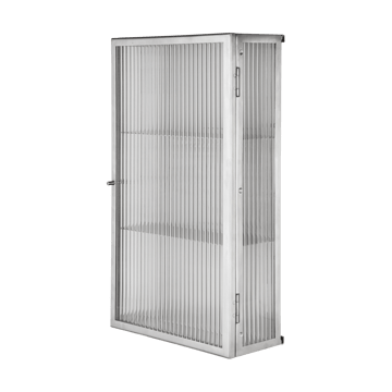 Haze szafka ścienna - Reeded glass - stainless steel - Ferm Living