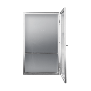 Haze szafka ścienna - Reeded glass - stainless steel - Ferm Living