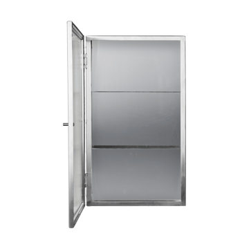 Haze szafka ścienna - Reeded glass - stainless steel - Ferm Living