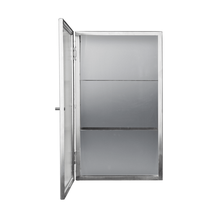 Haze szafka ścienna, Reeded glass - stainless steel Ferm Living