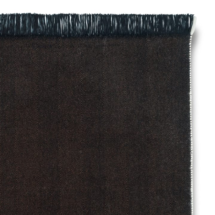 Herringbone narzuta 120x180 cm, dark coffee Ferm Living